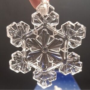 Vintage Arctic Dream 2004 Wilson Bentley Lead Crystal Snowflake Ornament